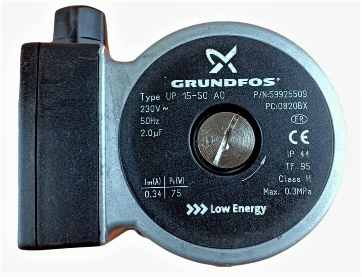 Двигатель циркуляционного насоса (В) GRUNDFOS UPS 15-50 AO/FX3FL