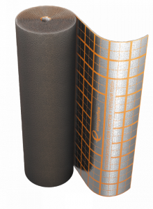 Изоляция фольгированная с разметкой для теплого пола 5 мм 1м х 15 м ЭНЕРГОФЛЕКС